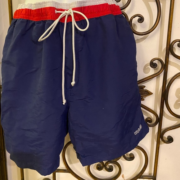 Nautical style mens swim trunk - Picture 1 of 3